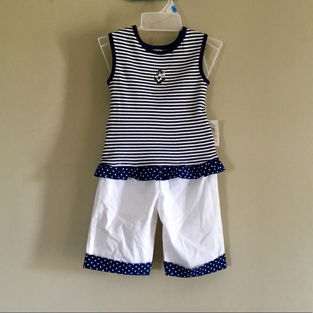 NWT 2 piece nautical outfit